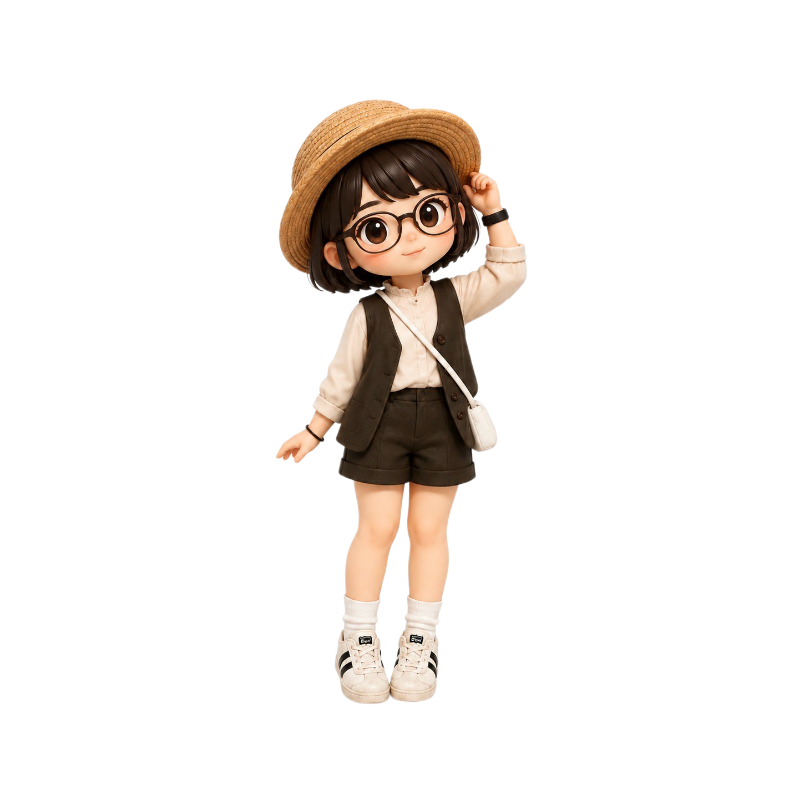 Q版卡通风格 - 3D人偶定制风格展示